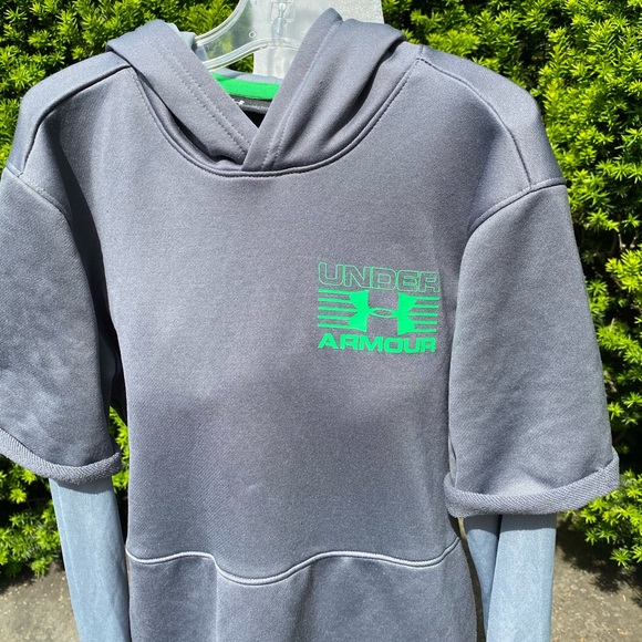 UNDER ARMOUR**Boys Hoodie**Large Age 14 - Picture 3 of 7